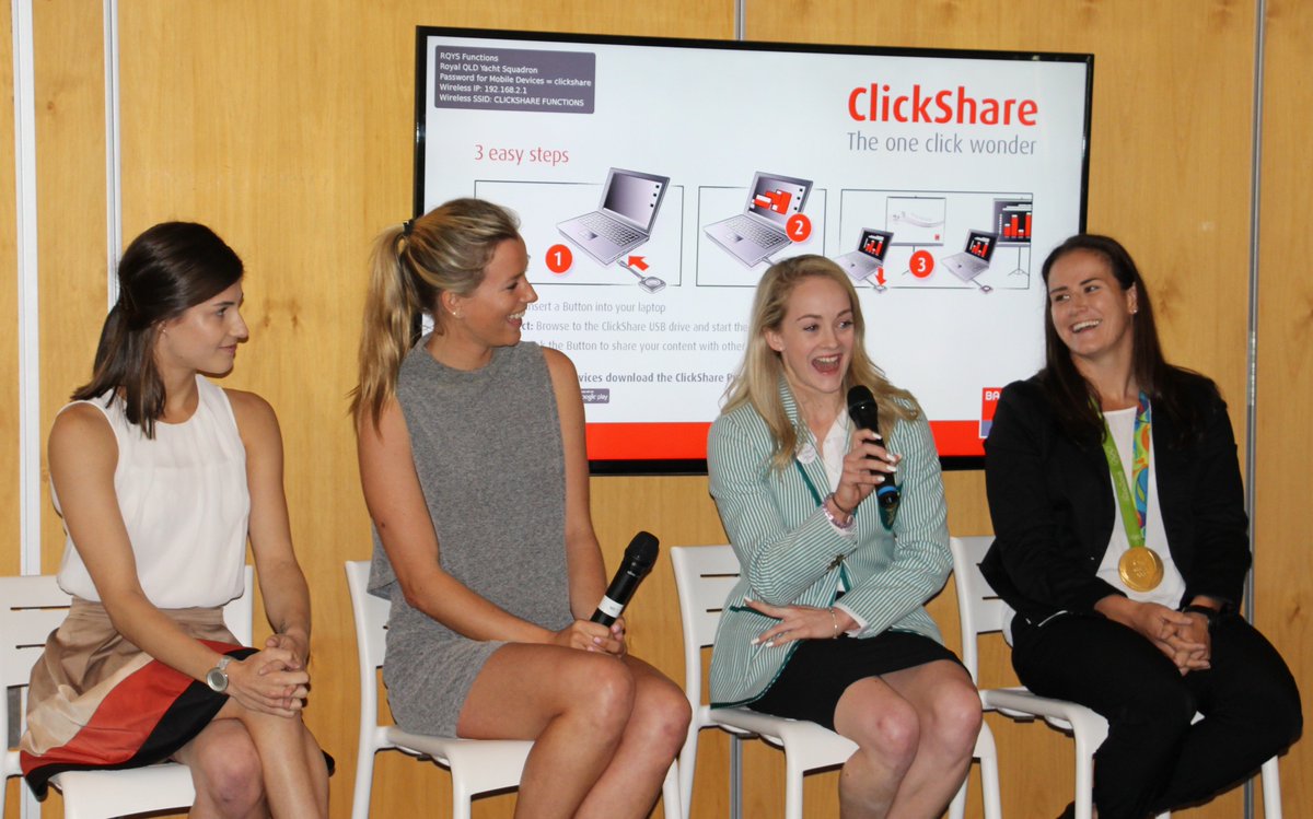 <a href="/Shan_Parry/">Shannon Parry OAM</a> <a href="/Larrissa_Miller/">Larrissa Miller</a> <a href="/JRyanAUS/">Jaime Ryan</a> and <a href="/danniprince/">Danielle Prince</a>, 4 Olympians with humility and charisma #SportsLunch2016