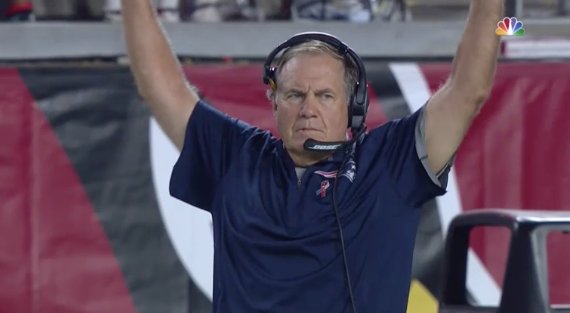 Classic Belichick smile