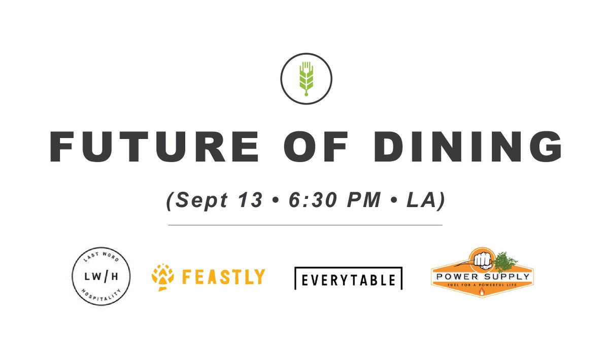 TheFareTrade's tweet image. This Tuesday, Join Us + @foodtechconnect and discover the #FutureofDining bit.ly/2crxsxP