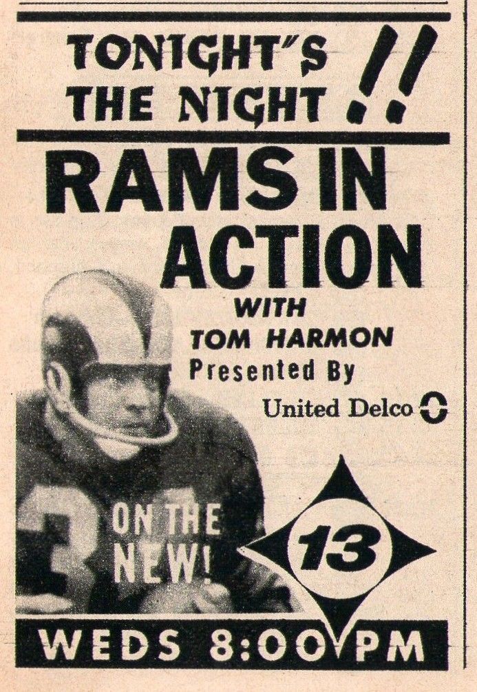SportsPaperInfo's tweet photo. Rams in Action, with Tom Harmon (1959) https://t.co/PEr9Lwp9gz