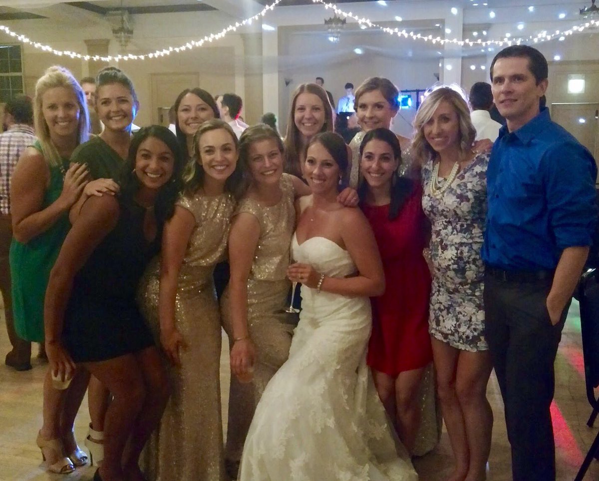 HouryGebeshian's tweet photo. Another #GymHawk wedding in the books! Congratulations Mr. & Mrs. Thaut! #TurningThaut https://t.co/a8yAfsdP0T