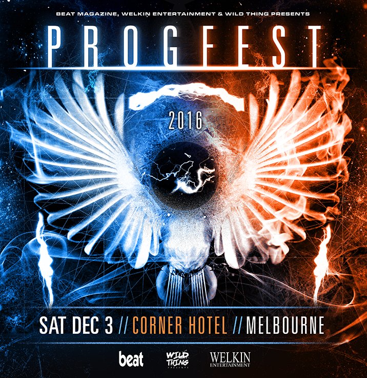 wildthingpres's tweet image. PROGFEST IS BACK! SAT DEC 3 @CornerHotel, MELBOURNE! 
Save the date, and stay tuned! 😉#progfest @BeatMagazine