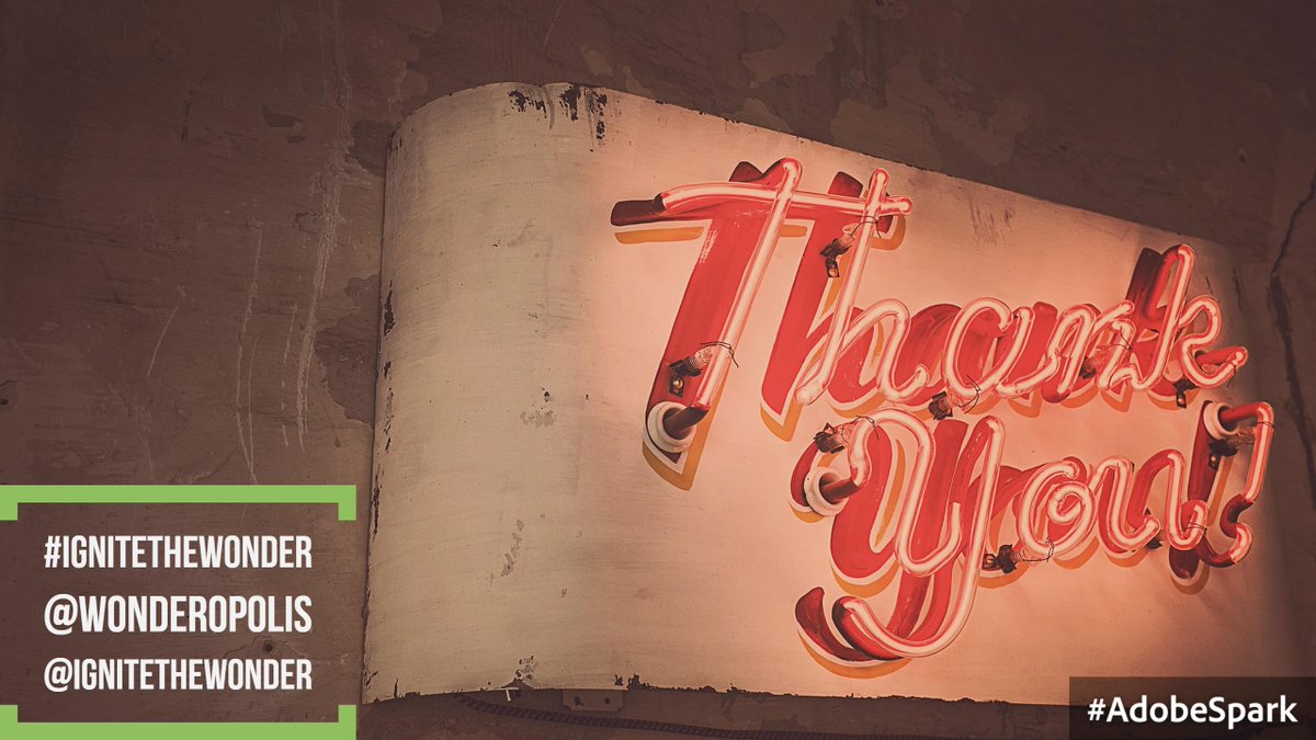 IgnitetheWonder's tweet photo. @Wonderopolis That's a Wrap! Go forth and #ignitethewonder!  See you next month on Mon. 10/3 @ 8 pm EST https://t.co/HqXojD58aI