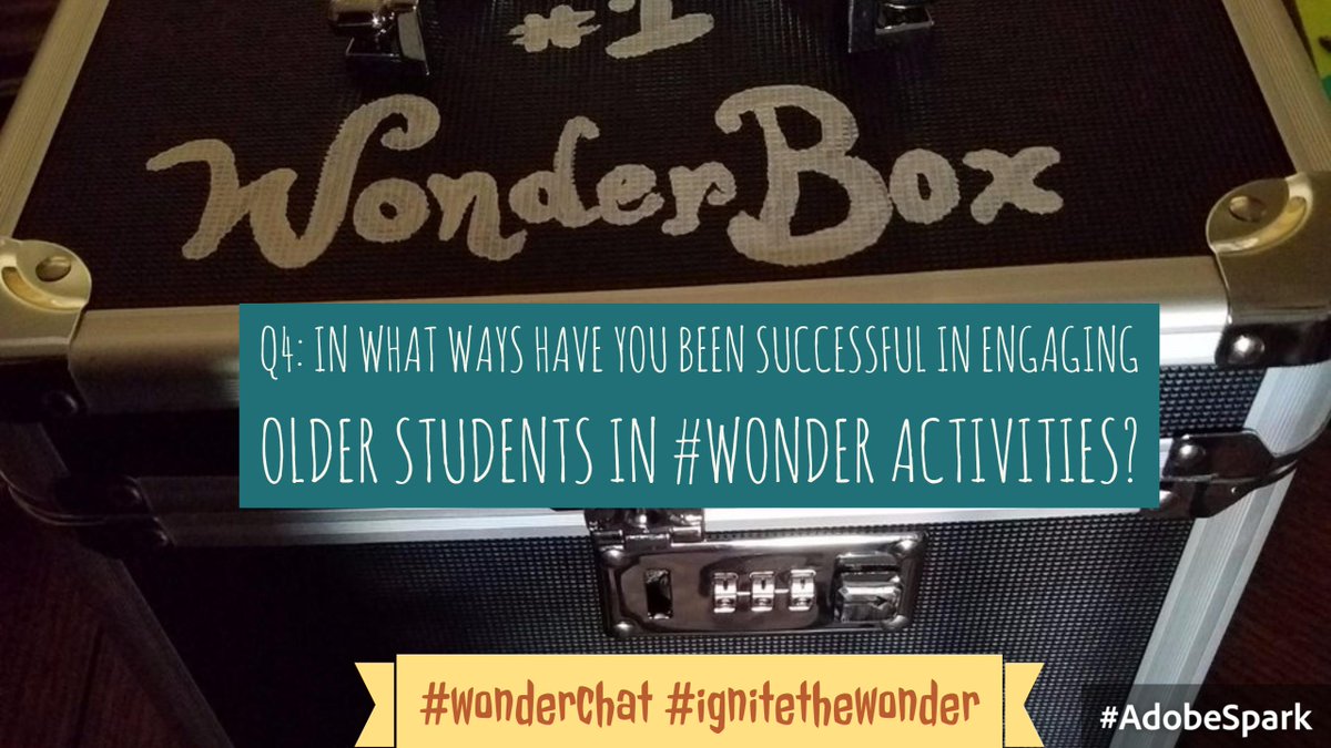 IgnitetheWonder's tweet photo. @Wonderopolis Q4 has arrived! https://t.co/wVY98Hjd2O