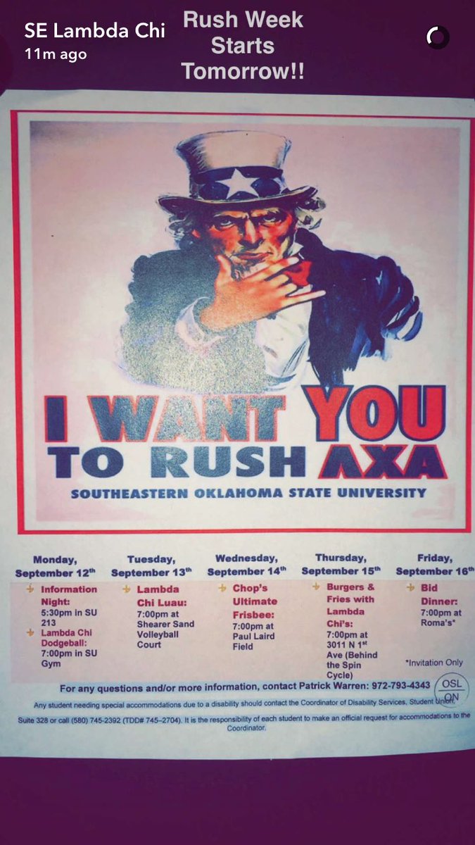 jkrunk940's tweet photo. Come on out and meet the brothers of Lambda Chi Alpha! https://t.co/lqeOnplc0g