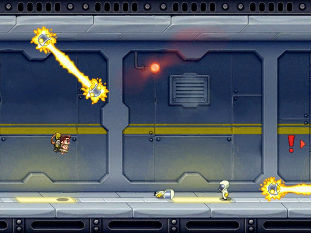 I just flew 246m in an explosive game of #JetpackJoyride on iPad. Any challengers?