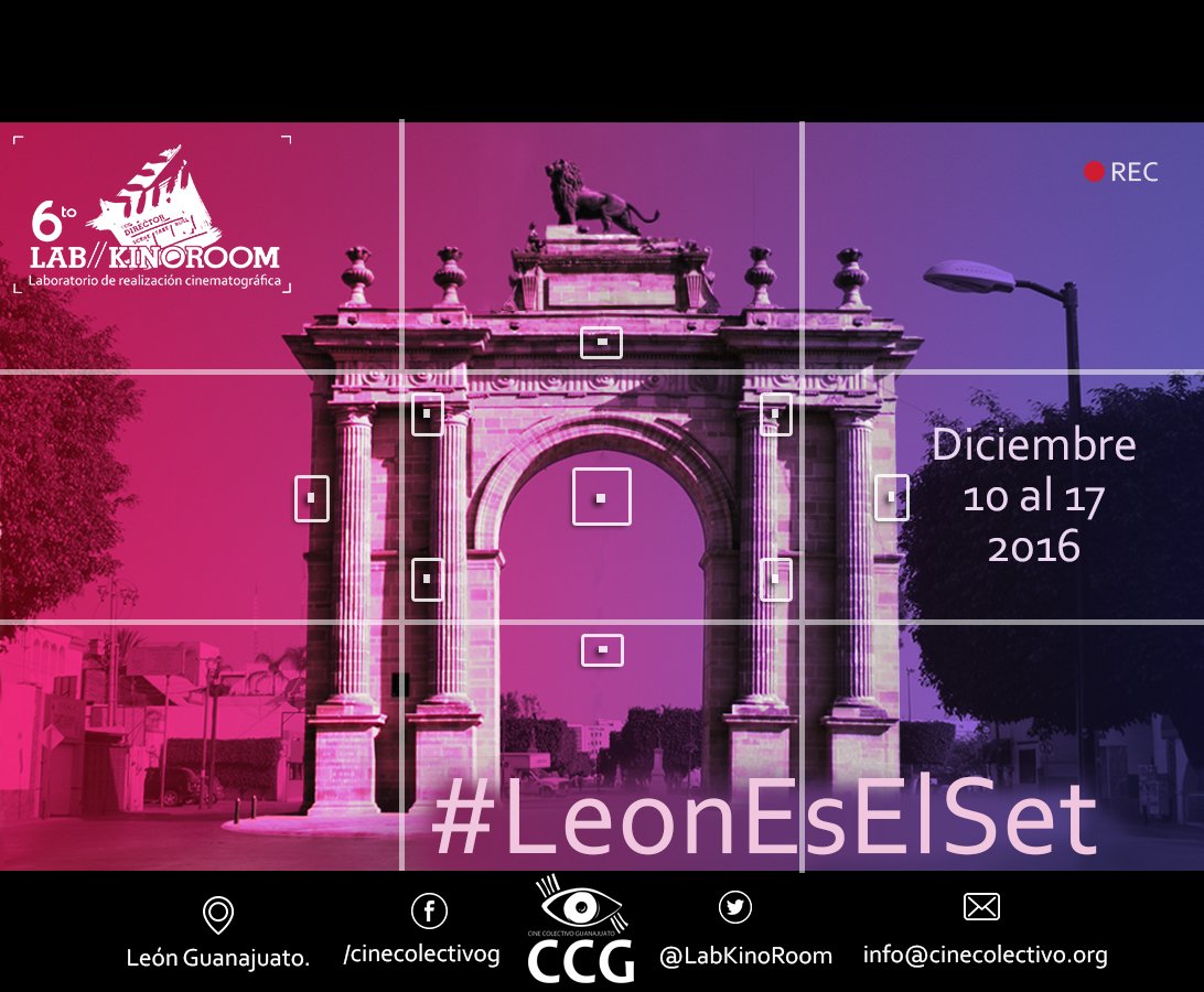 LabKinoRoom's tweet photo. León, Gto. Será sede de uno de los mejores laboratorios de cine. ¿Estás listo? #LeonEsElSet #6toLabKinoRoom https://t.co/w7WwY8peOM