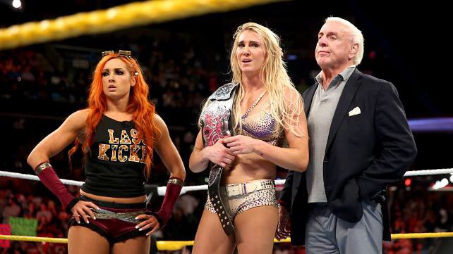 RicFlairNatrBoy's tweet photo. Congrats to my friend @BeckyLynchWWE on becoming the first #SmackDown Women's Champion! You deserve it! WOOOOO! https://t.co/yg9FJZlGoj