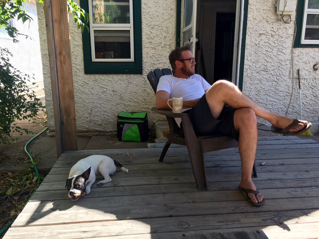 One last night off.  California tour starts tomorrow!  #pug <a href="/hauntedchimes/">Haunted Windchimes</a> #frenchie