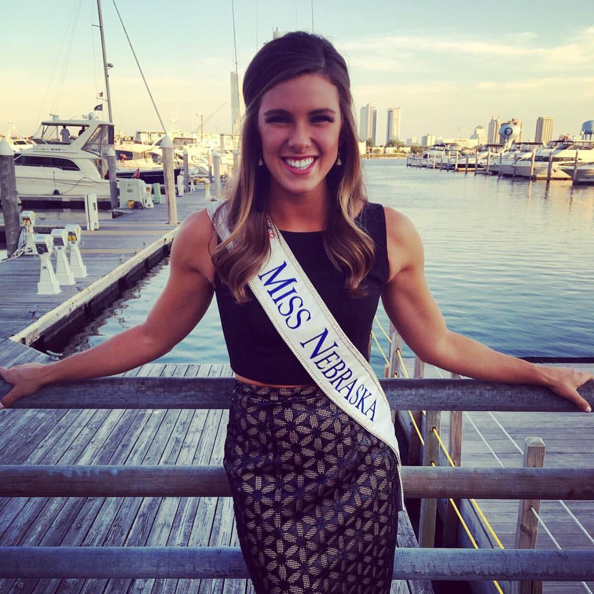 DECAInc's tweet image. Former @NebraskaDECA state officer and current @MissAmericaNE Aleah Peters is competing for #MissAmerica tonight 🎉🎉