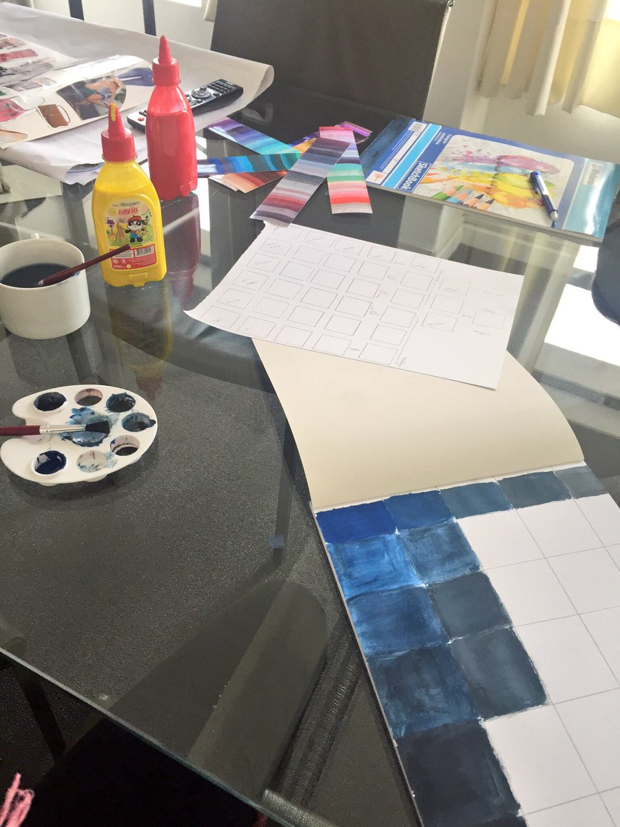 chiara_dasso's tweet photo. -Munsell chart lesson- https://t.co/ac9bvoVNLO