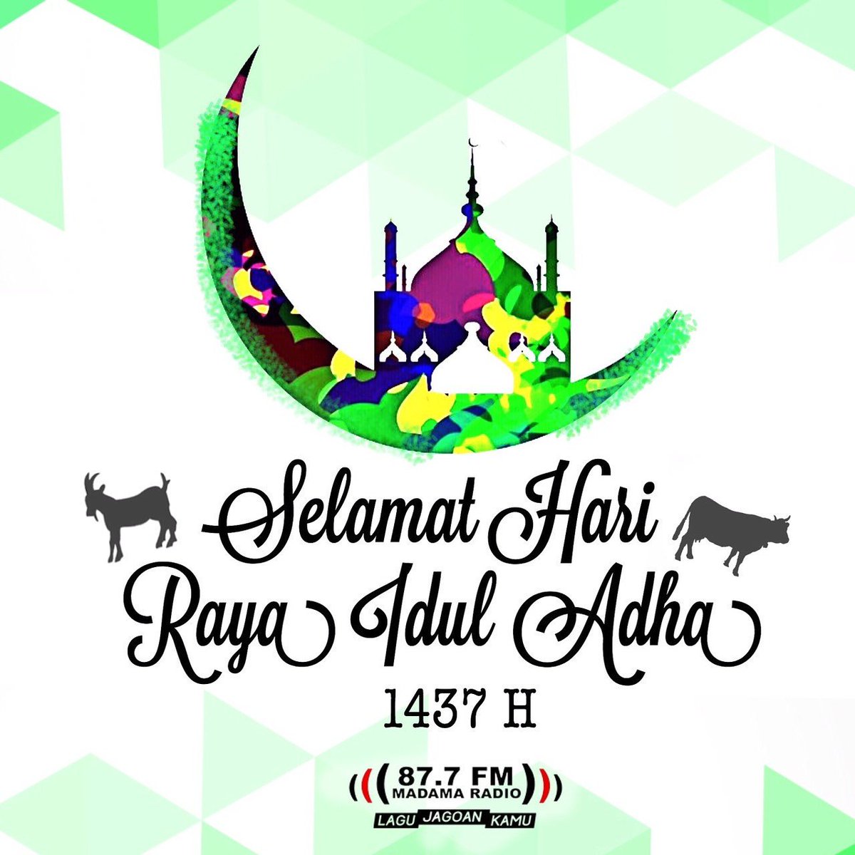 Selamat Hari Raya Idul Adha 1437 H. Mohon maaf lahir batin yaa Paramuda. *Btw, ingat kolesterol juga yaa. 😉☺🙏