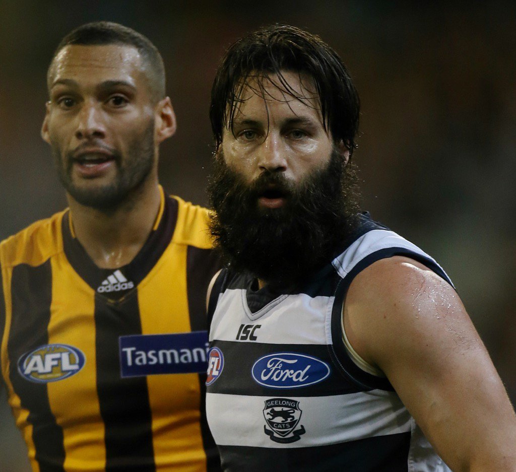 WLudbey's tweet photo. Jimmy Bartel &amp; Josh Gibson #timeisontheirside https://t.co/oREvZTHrju