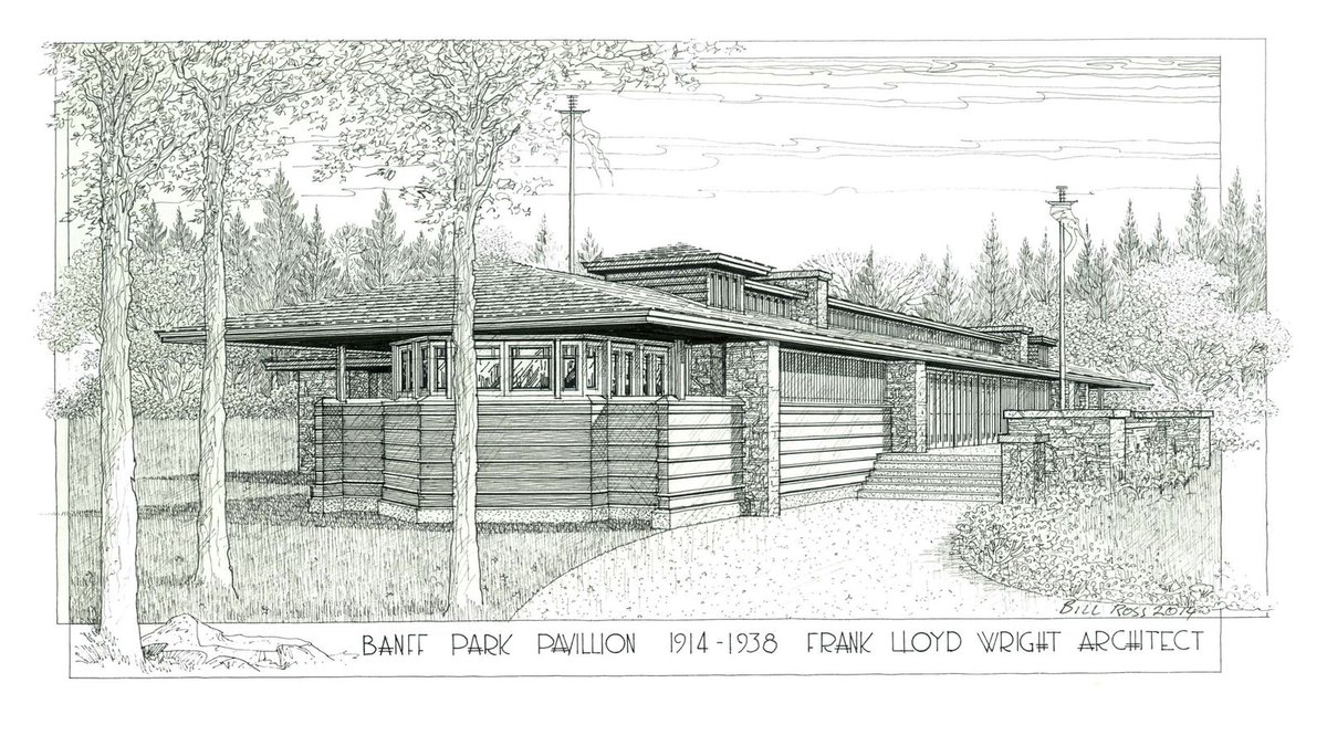 Curbed's tweet image. A long-lost Frank Lloyd Wright pavilion will be rebuilt in a Canadian town. curbed.com/2016/8/10/1241…