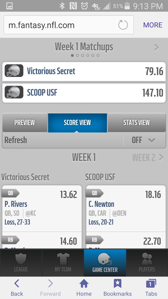 katiedocs's tweet photo. At least my fantasy team looks good 🙈🙈 https://t.co/40w4oilvqm