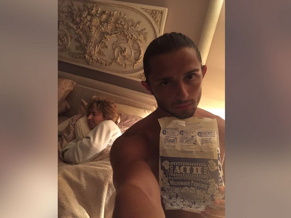 GMA's tweet photo. Son posts hilarious photos of mom who often falls asleep after asking for bedtime snack: https://t.co/wtpLmvGOws https://t.co/f61v34c26r