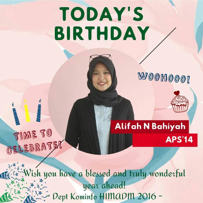[TODAY'S BITRTHDAY]