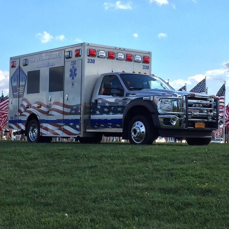 Tri Community Ambulance, NY. #NeverForget #911 #343 #Demers <a href="/TRICOMMAMB/">Tri Community Amb.</a>