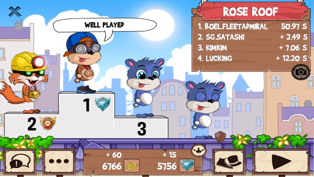 Syimisyimaro_'s tweet photo. All those guys just got washed #funrun2 #satashi #KimKim #lucking https://t.co/3hKU7Mqynf