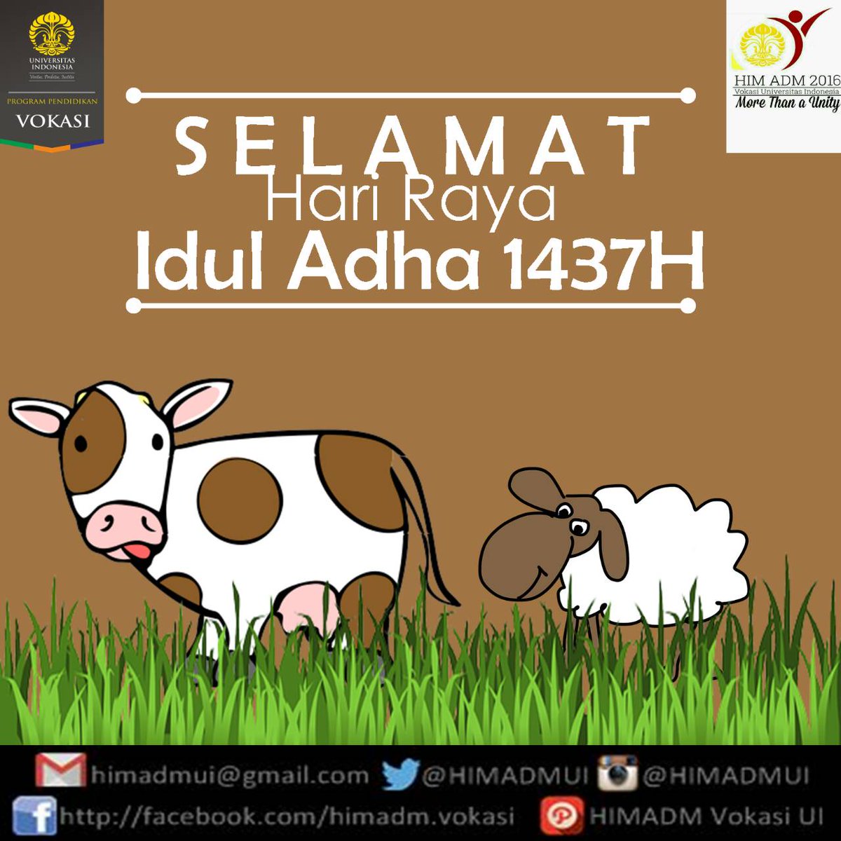 [SELAMAT HARI RAYA IDUL ADHA] <a href="/HMVokomUI/">HM Vokasi Komunikasi</a> <a href="/HMVA_UI/">HMVA UI</a> <a href="/HMRK_UI/">HMRK Vokasi UI</a> <a href="/HMMIDUI/">HM Vokasi MID UI</a> <a href="/HIMTAUI/">HM Vok Pariwisata UI</a>