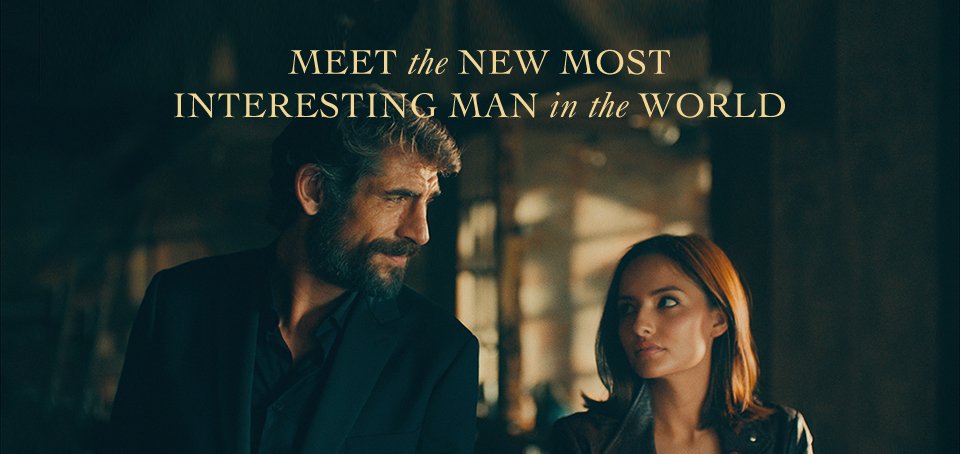AYYES_CEO's tweet photo. The New Most Interesting Man in the World - Tough act to follow! #Marketing &amp; #Branding Challenge After Success! https://t.co/v1MzMXt8Kk