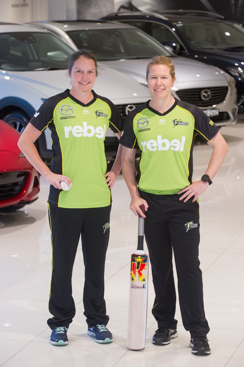 MazdaAus's tweet photo. We're excited to announce our sponsorship of the Sydney Thunder Big Bash team #WBBL https://t.co/eOoDVtesFS https://t.co/RpylDX75L8