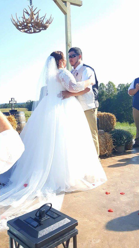 VampHall's tweet photo. You may kiss your bride Aww! ❤️💕😍 https://t.co/XHXRO2mk73