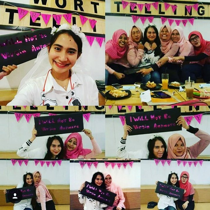 Eva's Bridal Shower. Still can believe she's first. Semoga lancar sampai hari H 😇. Semoga yg lain segera menyusul 😆