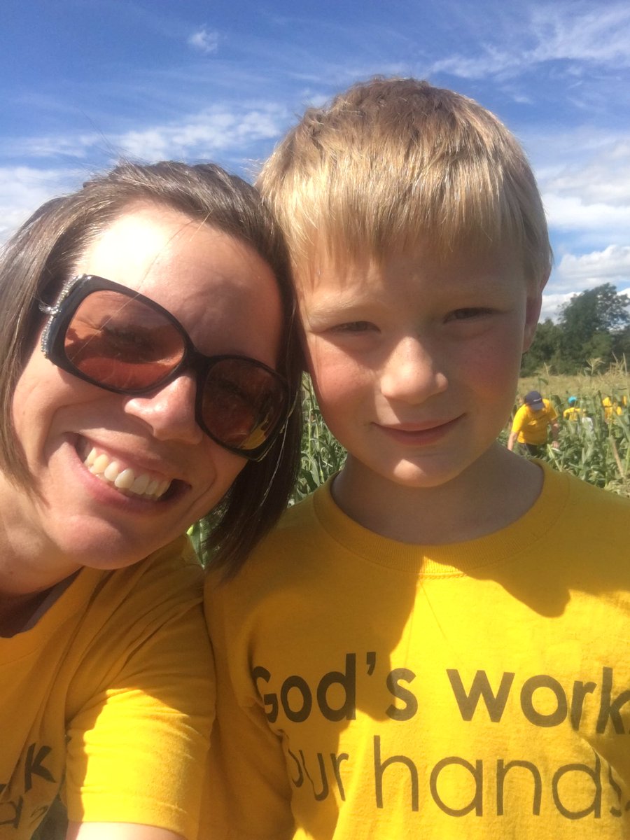 God's Work. Our Hands Service Day selfie.