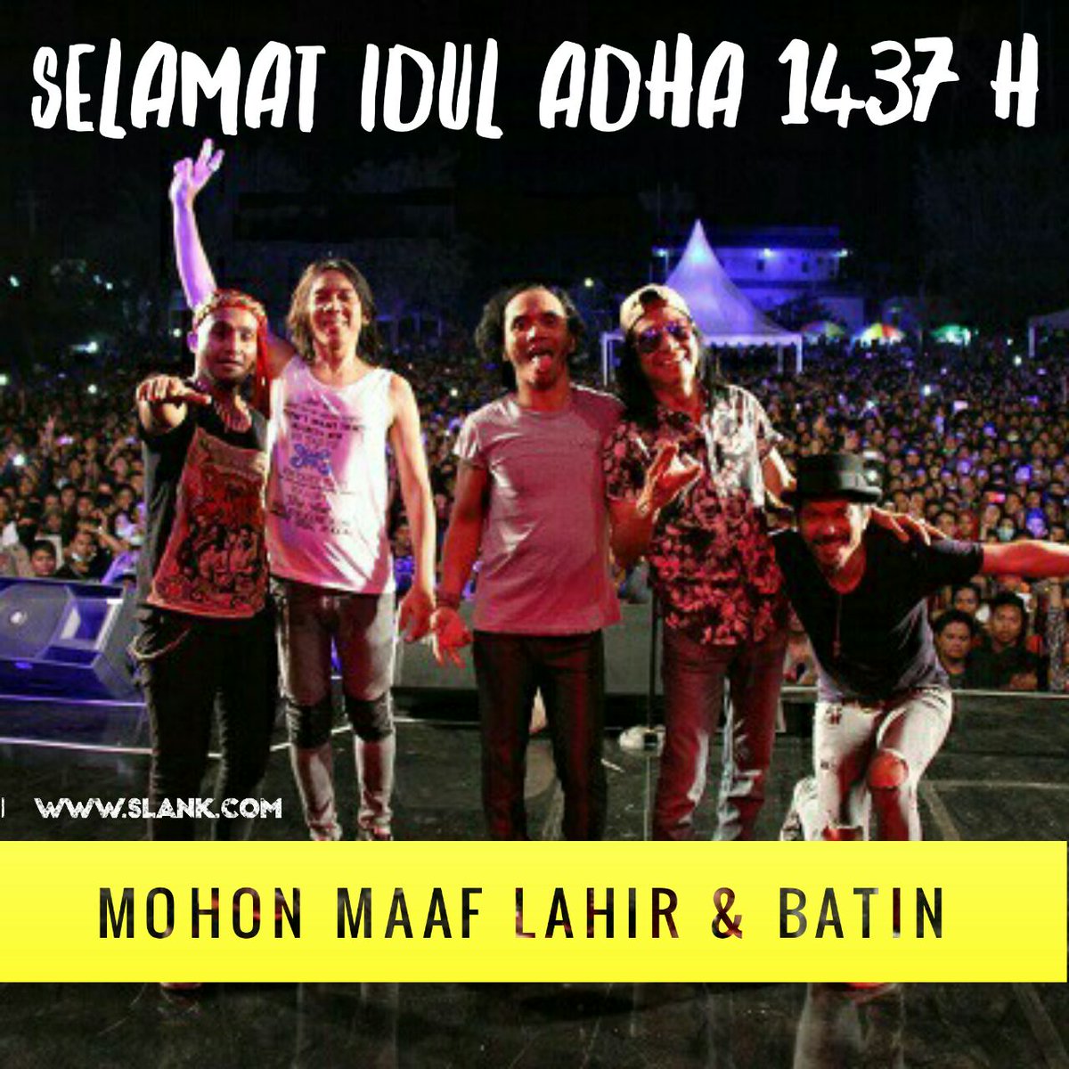 slankdotcom's tweet photo. Selamat Idul Adha 1437 H, mohon maaf lahir &amp; batin! #DoaSlank semoga kita semua mendapat keberkahan dari Allah SWT https://t.co/4JrqJOkbe1