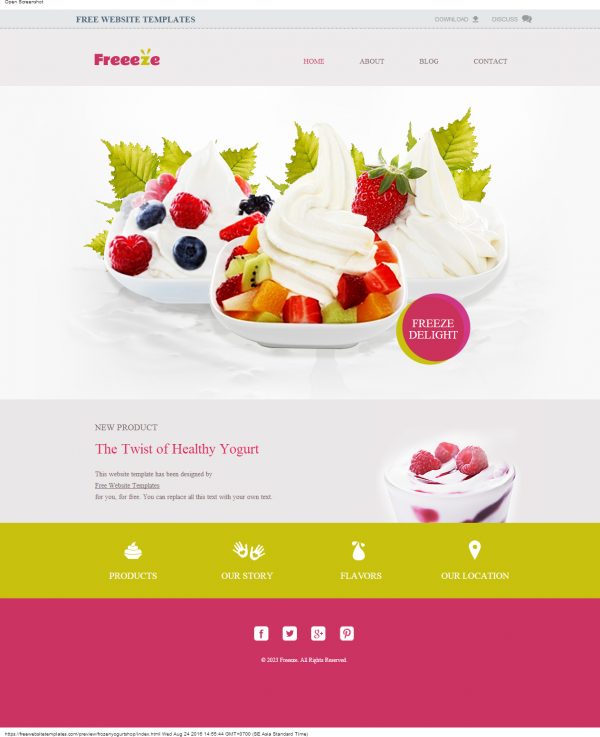 Designers_Today's tweet photo. Frozen Yogurt Shop Template https://t.co/Wb7kPO1DCw https://t.co/mJEfyuxS66