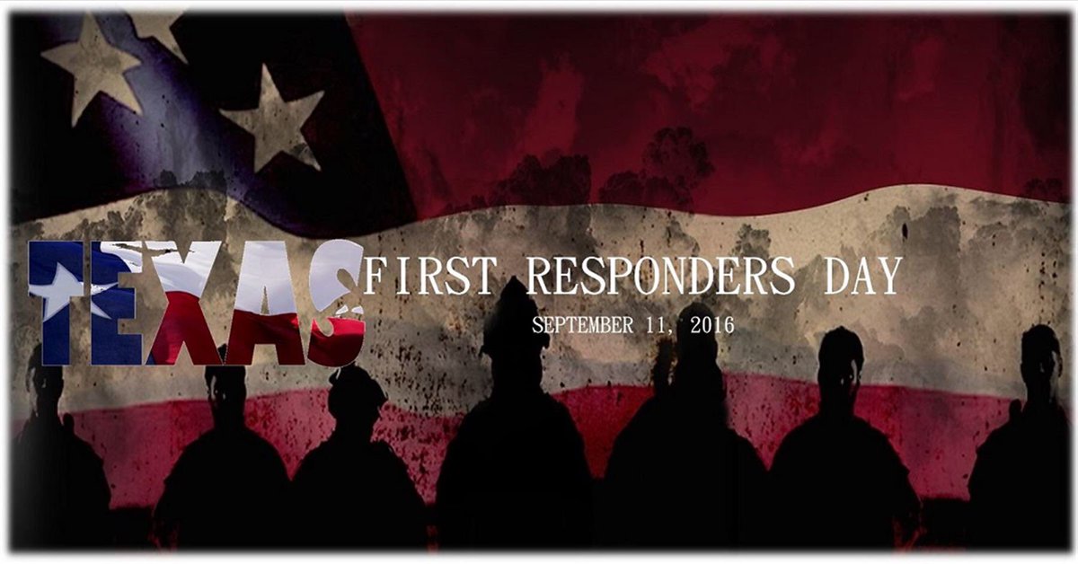 JusticeWillett's tweet image. Texas law declares 9/11 #TexasFirstRespondersDay—"in honor of the[ir] bravery, courage, and determination." 🚓🚒🚑