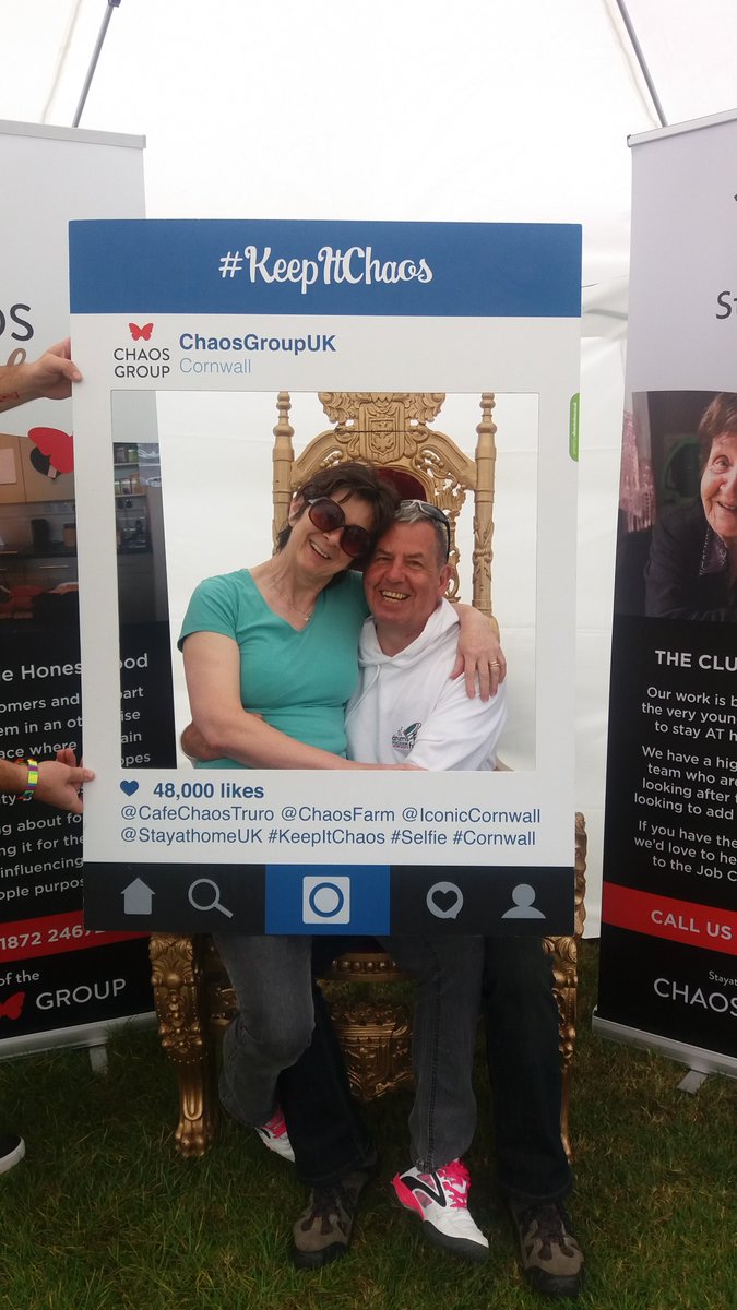 Fabulous meeting <a href="/ChaosGroupUK/">The CHAOS Group 🦋</a> <a href="/TescoTruro/">Tesco Truro</a> #TruroDay. Mr &amp; Mrs K had a great day!