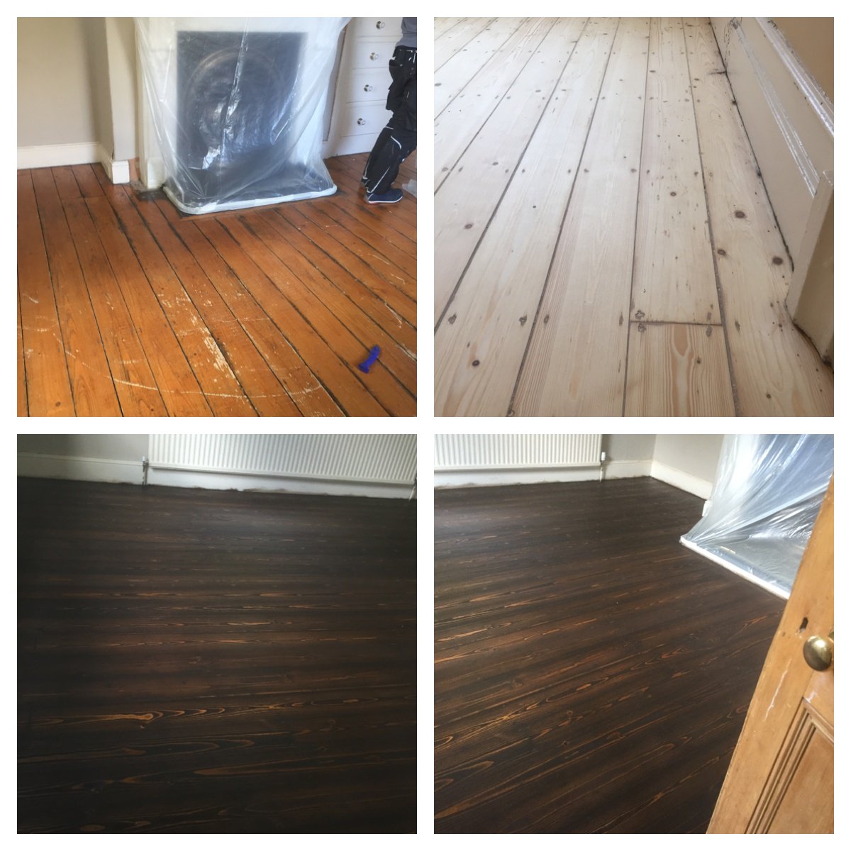 AireValleyFloor's tweet photo. This weekend we transformed a #Victorian #pinefloor topped with a wax oil polish! #flooringresults #beforeandafter https://t.co/R9uSdIdnTd