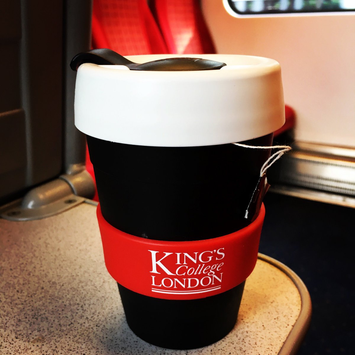 Morning tea #communter #owncup #ritazza #southwesttrains #reducereuserecycle