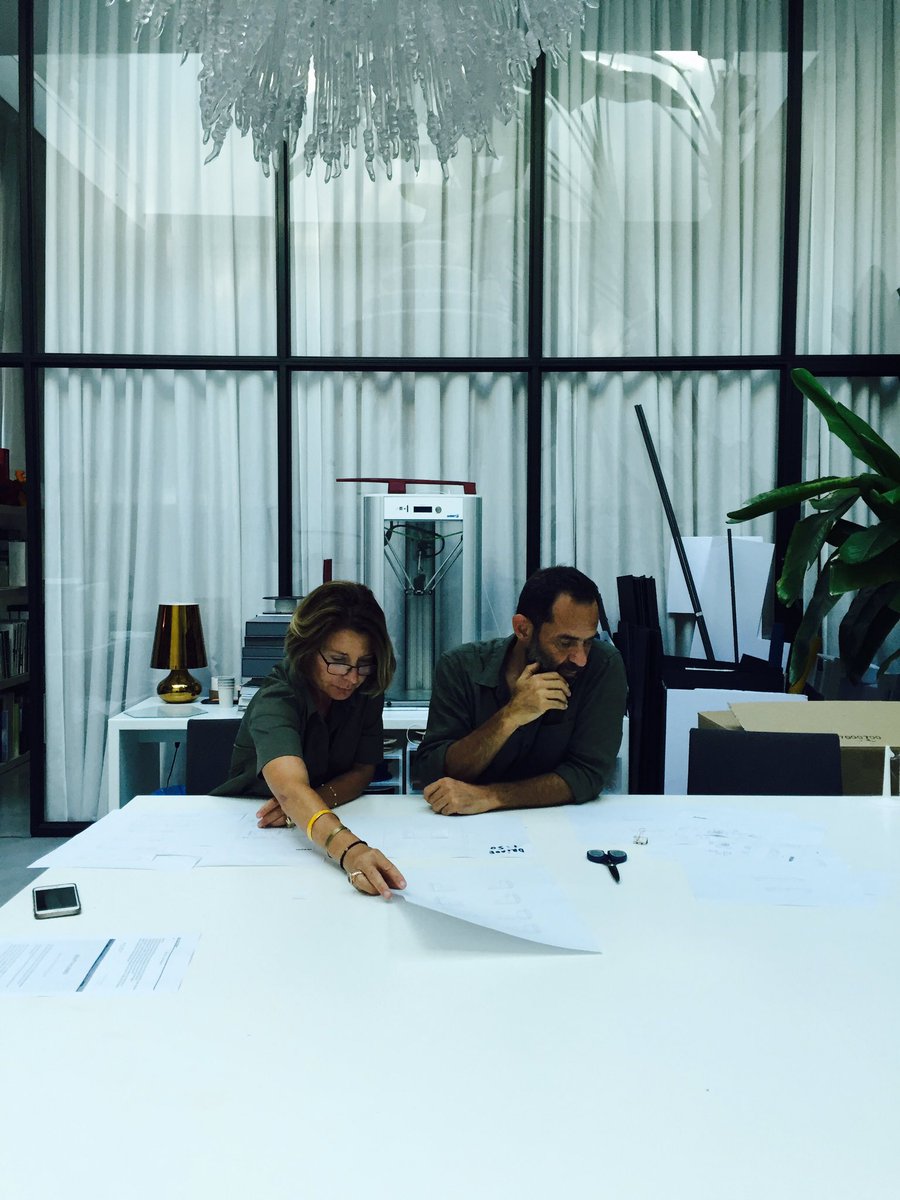 🚧 #Architects at work 🚧
Ludovica ➕ Roberto Palomba
#PalombaSerafini 
palombaserafini.com