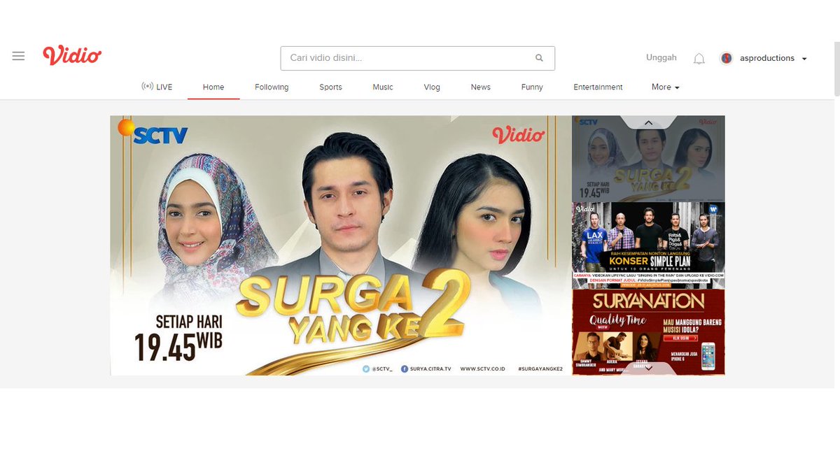 untuk kalian yang ketinggalan nonton SURGA YANG KE 2 kamu bisa nonton di vidio.com ya <a href="/vidiodotcom/">Vidiodotcom</a>
