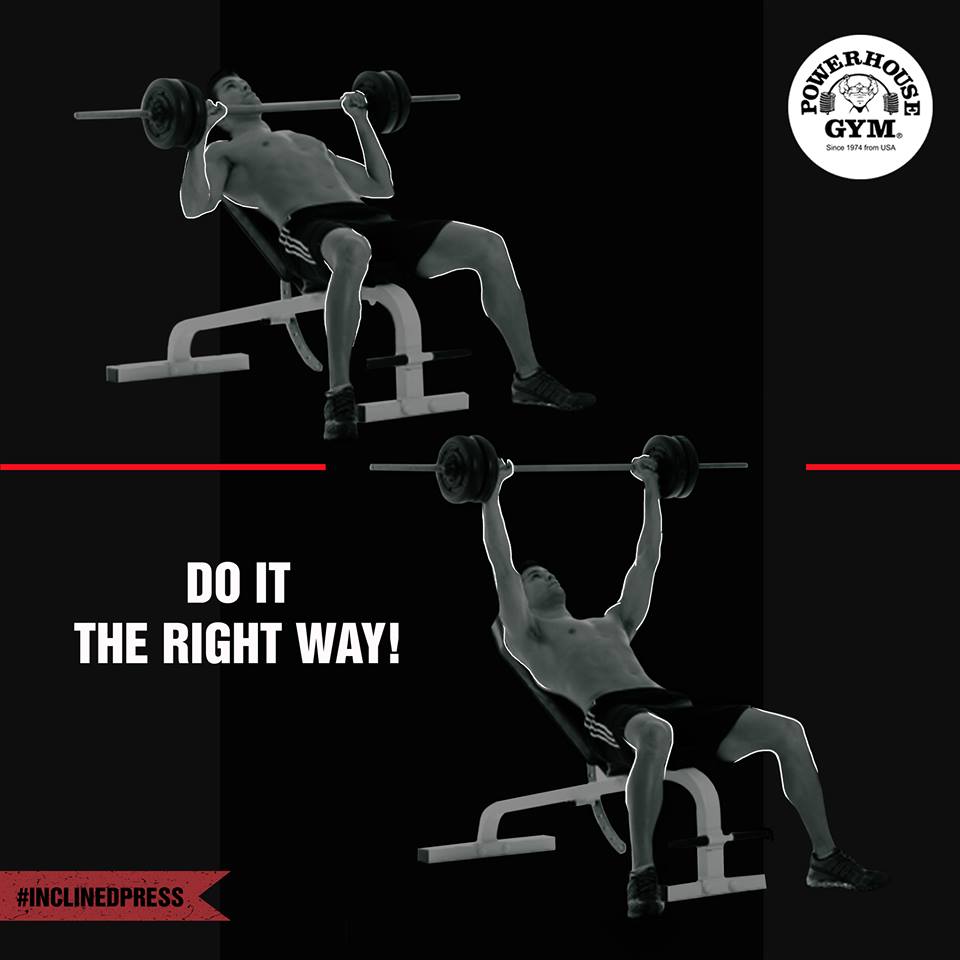Powerhouse_Gym's tweet photo. Here's how you should do InclinedPress.Follow the white marks and you 'Do It The Right Way'
#Press  #Gym #Exercise https://t.co/kemAeTSyMG