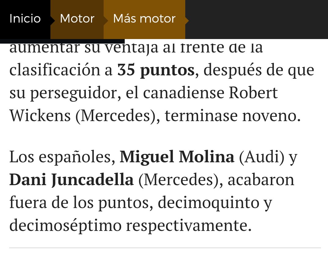 DTM_Spain's tweet photo. Resumen de la carrera de Marca de la carrera I de Nurburgring. Lo lees y parece que Dani haya hecho una carrera mala https://t.co/8Px4cqgdse