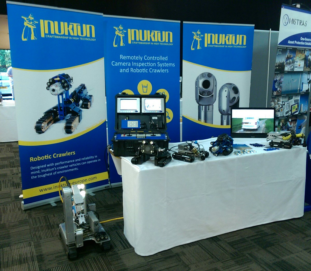 StorieBrian's tweet photo. All set up for NDT 2016 https://t.co/QDPhZkvmve