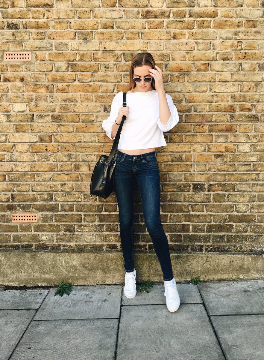 Emma Jane Menteath Blue Jeans White Shirt Mylifeinpinkinlondon Ootd