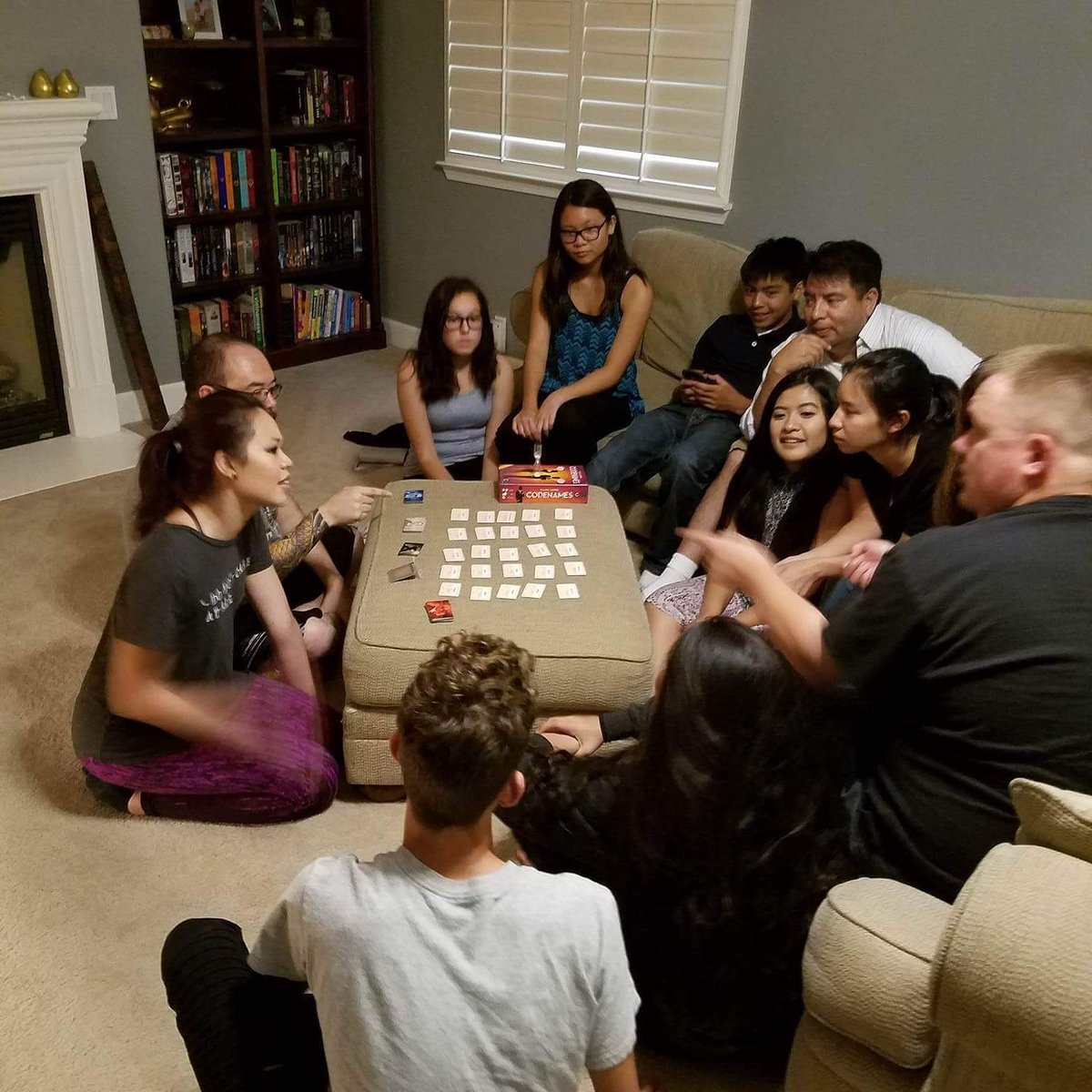 AltModeGames's tweet photo. Junior sleuths trying to solve the puzzle!
#CodeNames https://t.co/TGwDvriOR4