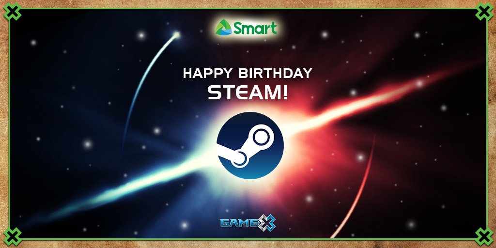 GameXph's tweet photo. Today is the anniversary of #Steam. Share this post to extend your greetings! https://t.co/898hR3bjA1