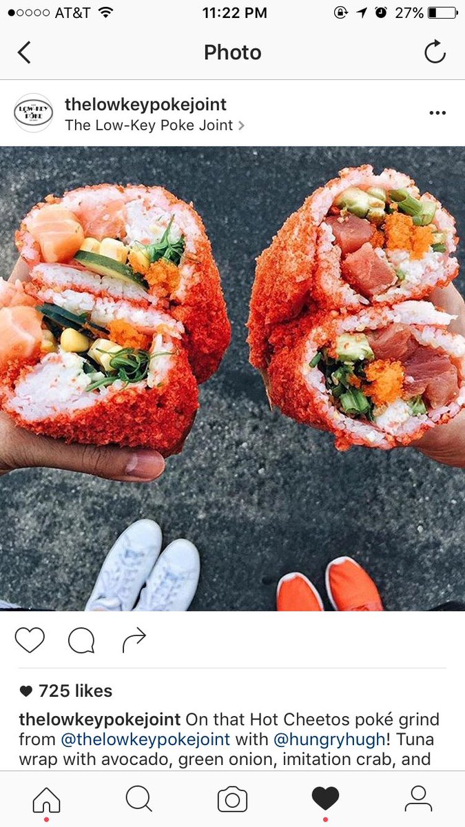 joceyfoxx's tweet image. My life will be complete once I devour  hot cheeto sushi