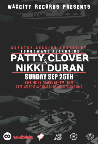 waxcityrecords's tweet photo. @DJNikkiDuran @Pattyclover @dynamixif2 @ITFWtimepieces @WesCoastScratch @_deliciouspizza https://t.co/UcDB85HXeJ