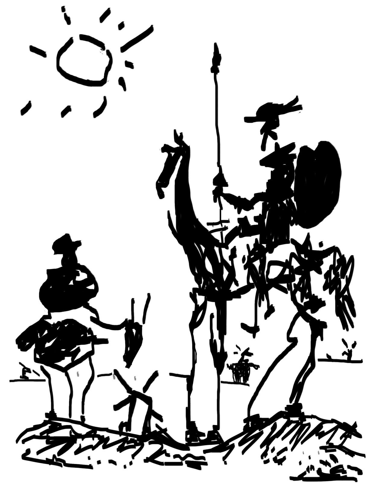 ✨【トモ です】パブロ・ピカソ シルクスクリーン「ドンキホーテ」 楽天市場】JHA 絵画 インテリア 油絵 額入り 額絵 世界の名画