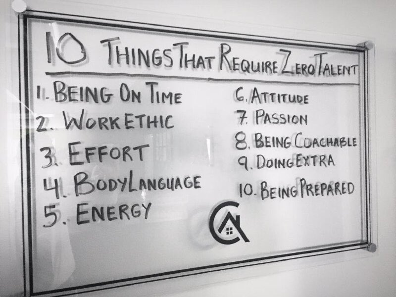 CoachSundance's tweet photo. If u don't have these traits on the positive side, you're screwed, it's that simple #intangibleIntelligence https://t.co/r47ole7jKk