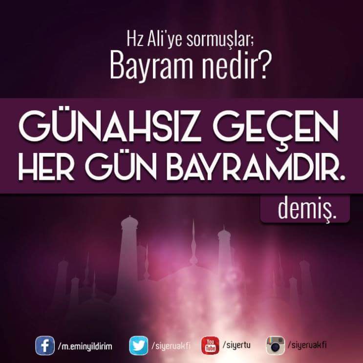 hz ali ye sormuslar bayram nedir