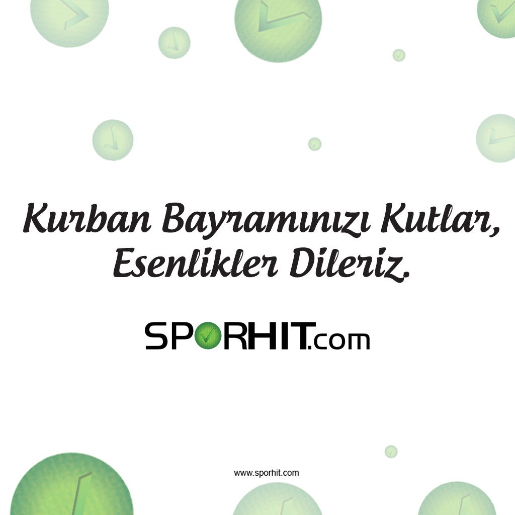 SporHit's tweet photo. Kurban Bayramınızı Kutlar, Esenlikler Dileriz. #kurbanbayramı #sporhit #sporhitcom https://t.co/3EVcIYzzIh