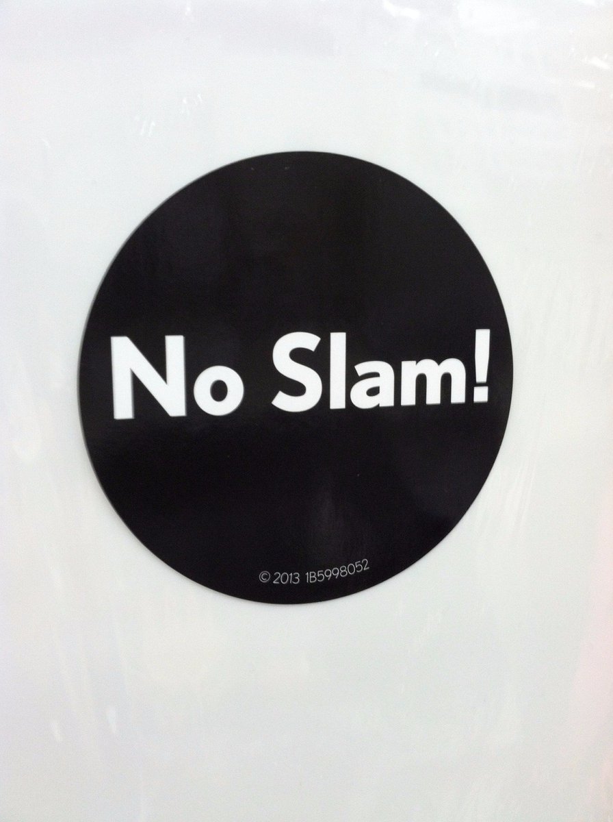 popfresk's tweet photo. @alanresnicks its time the slamming stopped #noslam https://t.co/WHuQmQJEiA